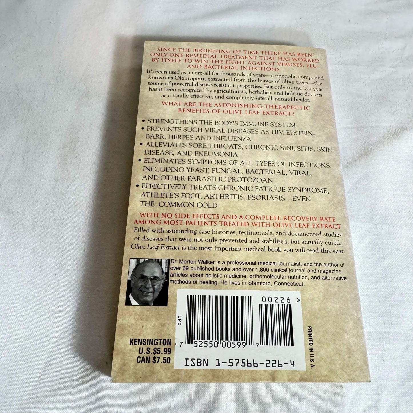 Olive Leaf Extract - Dr. Morton Walker