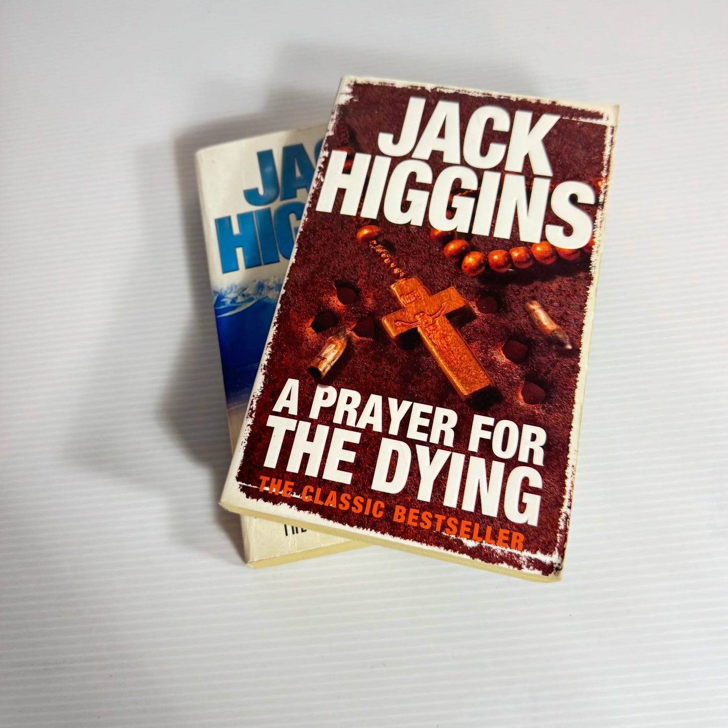 Jack Higgins Book Bundle x 2 : A Prayer For The Dying & East of Desolation (731)