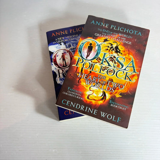 Oksa Pollock Book Bundle x 2 The Last Hope & The Heart of Two Worlds - Anne Plichota & Cendrine Wolf