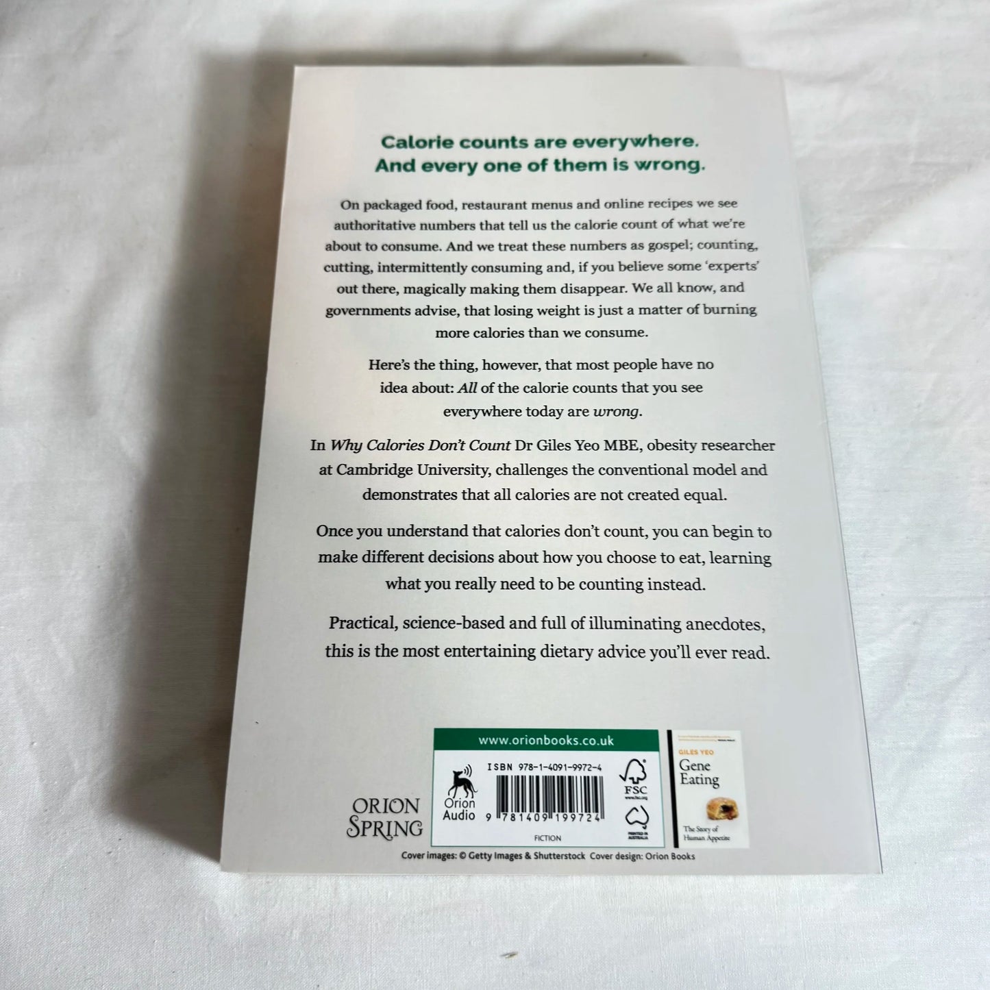 Why Calories Don't Count - Dr Giles Yeo