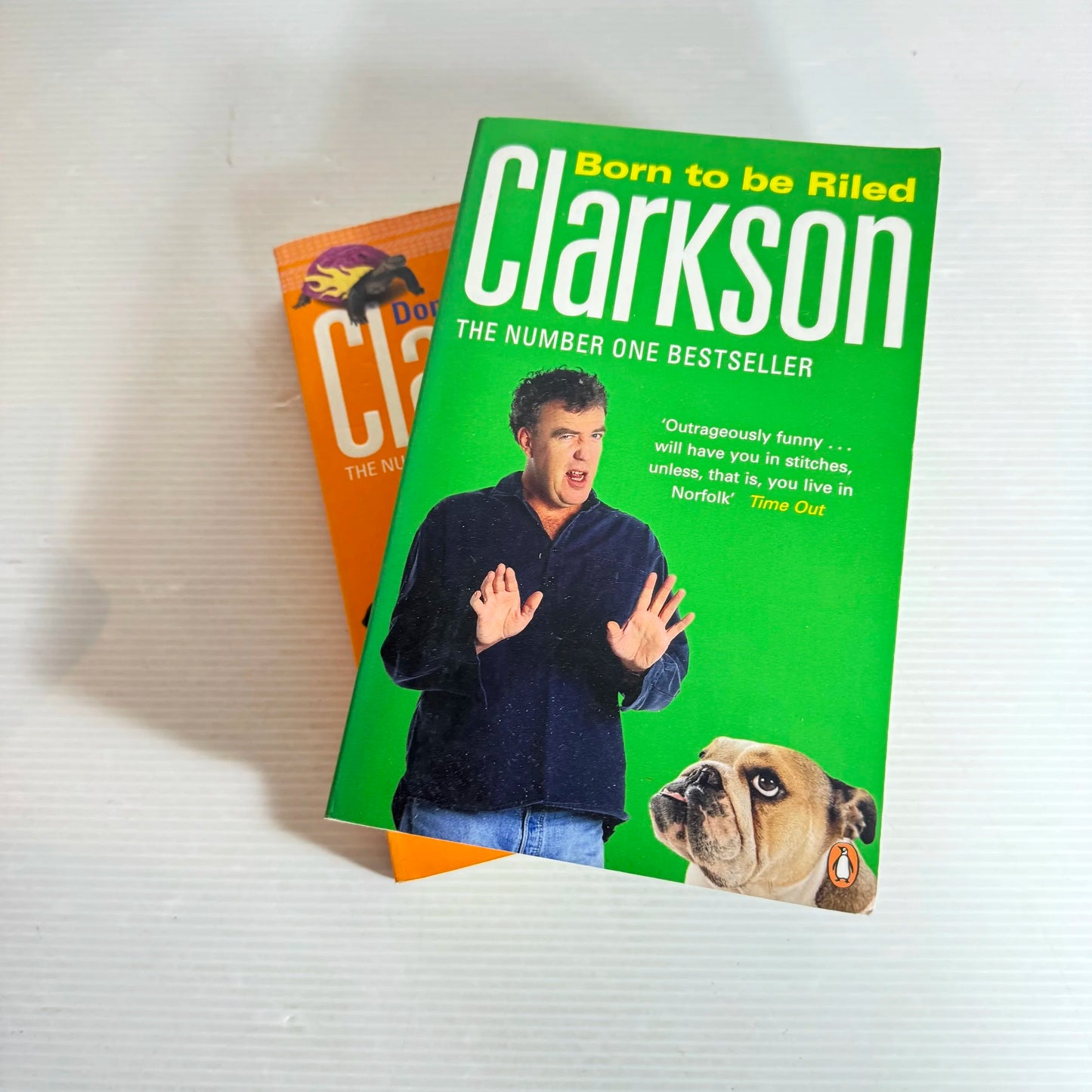 Jeremy Clarkson Book Bundle x 2 Don't Stop Me Know & Born To Be Riled