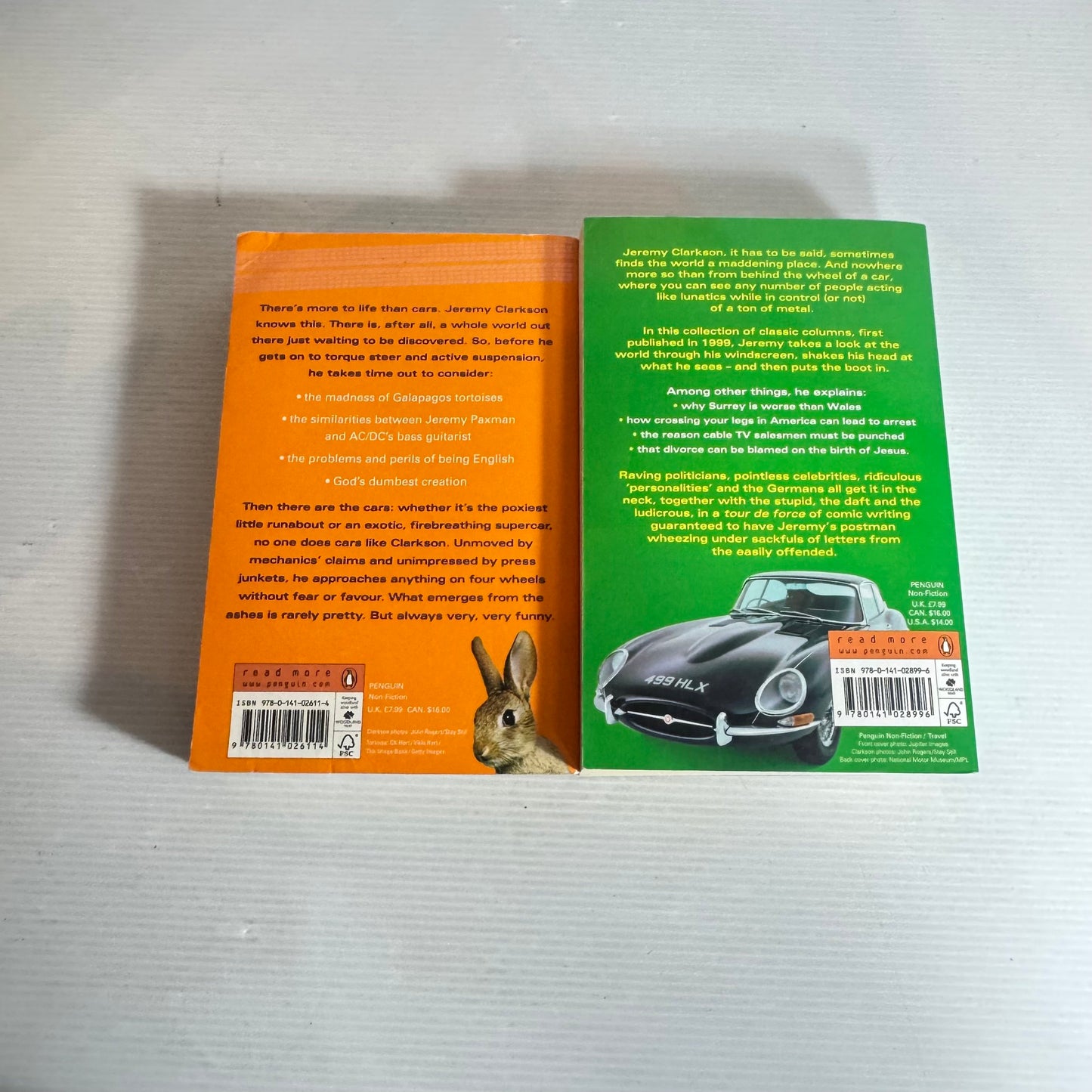 Jeremy Clarkson Book Bundle x 2 Don't Stop Me Know & Born To Be Riled