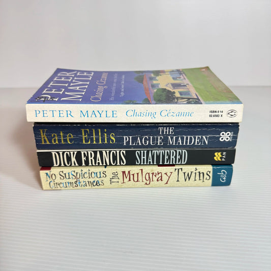 Mystery/Crime Book Bundle x 4 Books : Various Authors (2066)