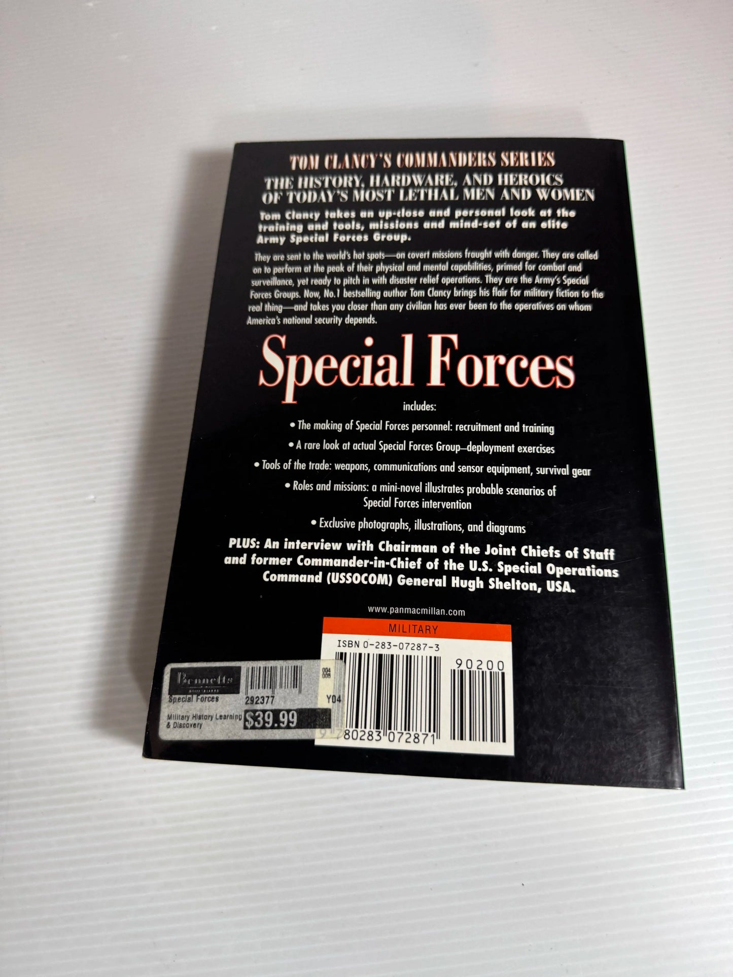 Special Forces : A Guided Tour of U.S. Army Special Forces - Tom Glancy written with John Gresham
