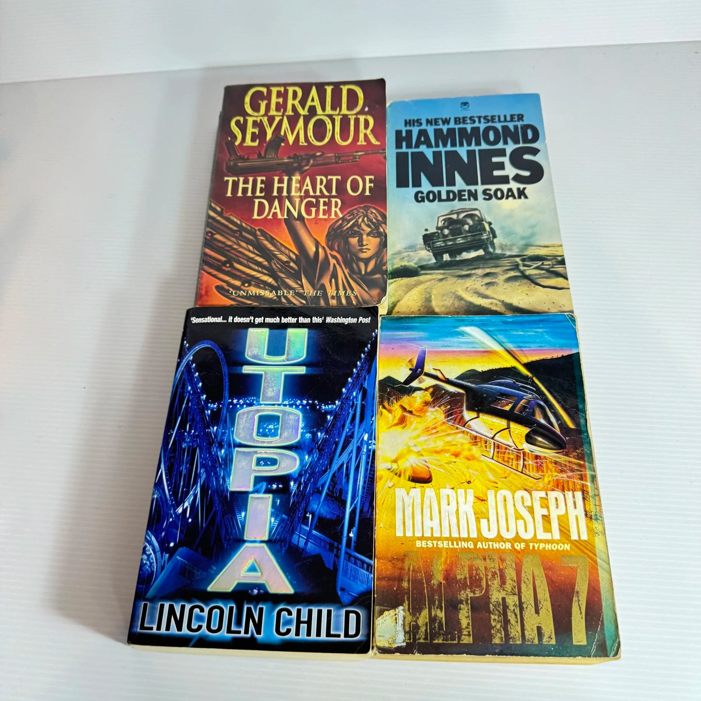 Action/Adventure Book Bundle x 4 Books : Various Authors (2068)