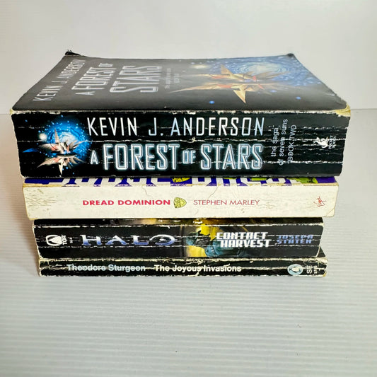 Science Fiction Book Bundle x 4 Books : Various Authors (2055)