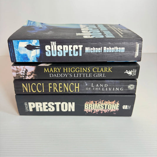 Crime/Mystery Book Bundle x 4 Books : Various Authors (2141)
