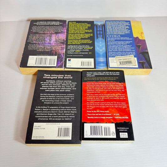 Science Fiction Book Bundle x 5 Books : Various Authors (2115)