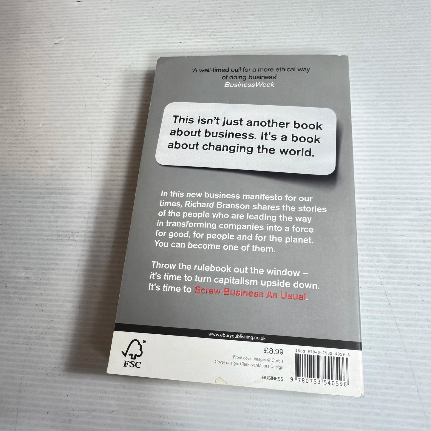 Screw Business as Usual - Richard Branson