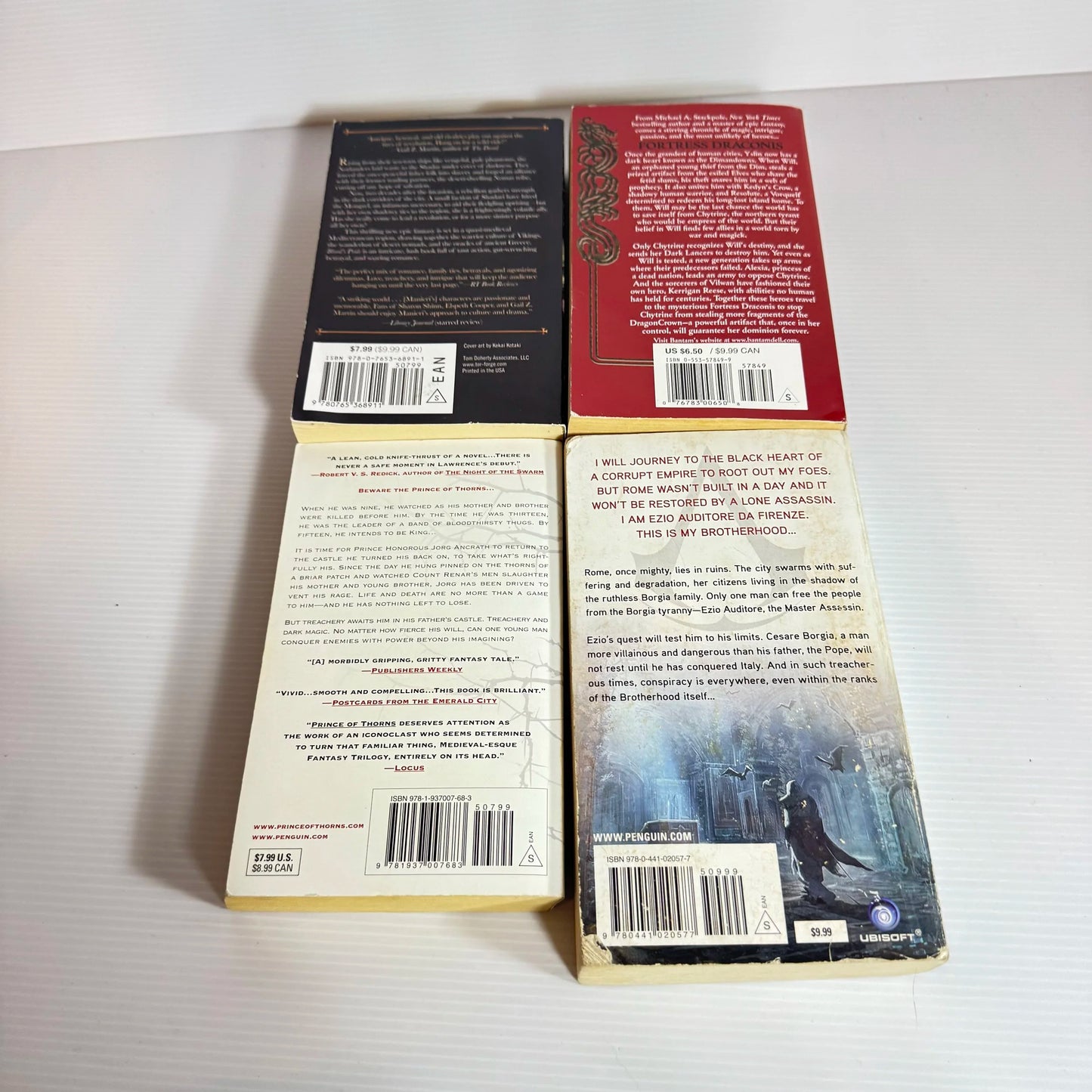 Historical Fantasy Book Bundle x 4 Books : Various Authors (2077)