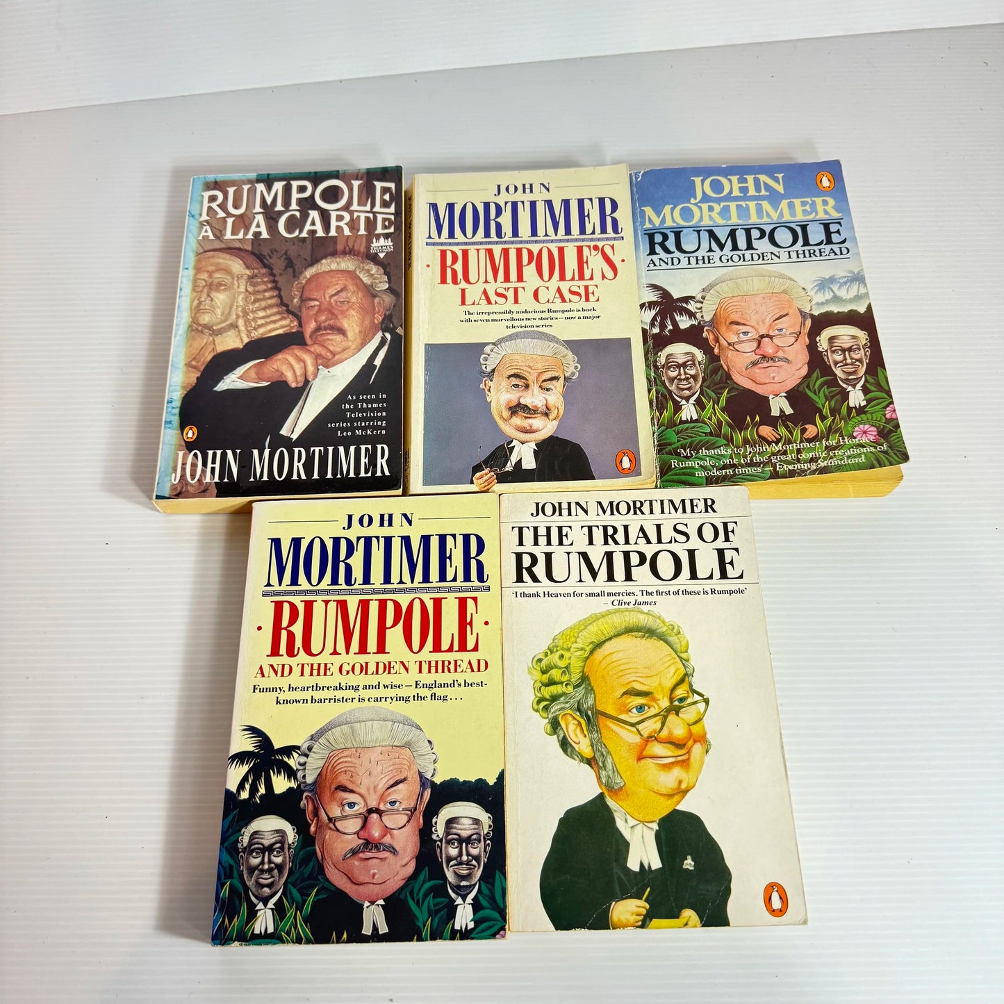 John Mortimer Crime Book Bundle x 5 Books (Vintage 1983-1990) (2102)