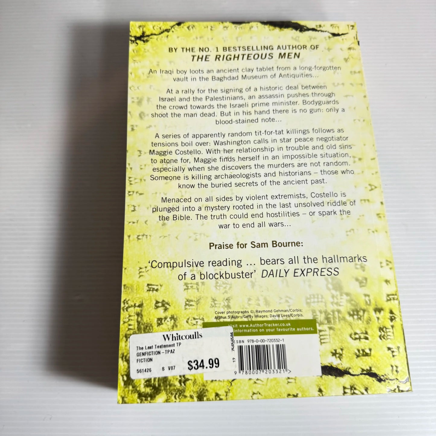 The Last Testament - Sam Bourne