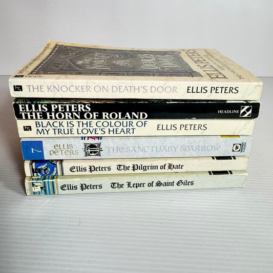 Ellis Peters Vintage Crime Mystery Book Bundle x 6 Books  (2107)