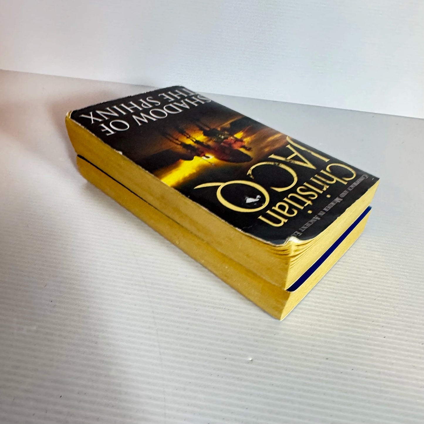 Christian Jacq Book Bundle x 2 - The Stone of Light : Nefer The Silent & Shadow of the Sphinx