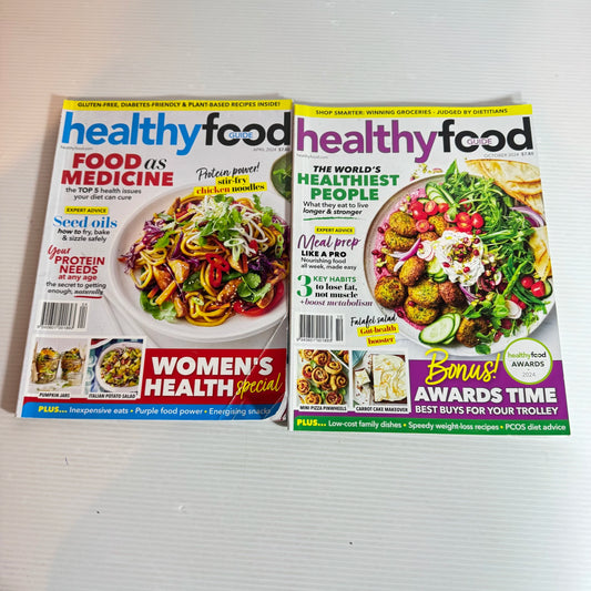 Healthy Food Magazine Bundle x2