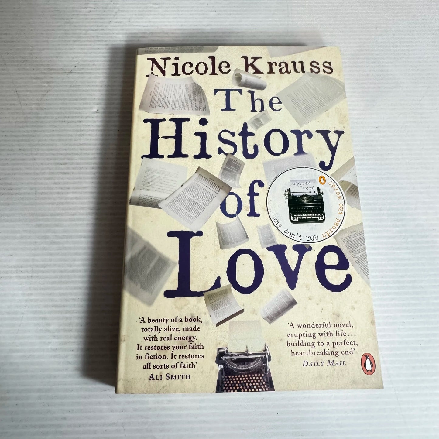 The History of Love - Nicole Krauss