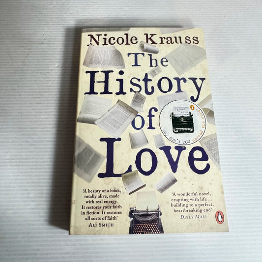 The History of Love - Nicole Krauss