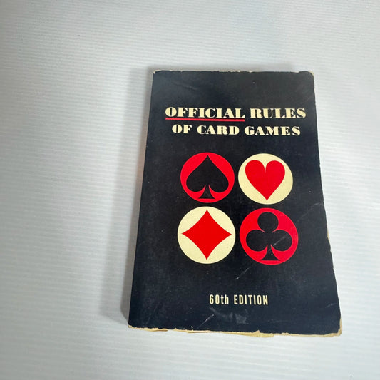 Official Rules Of Card Games  60th Edition