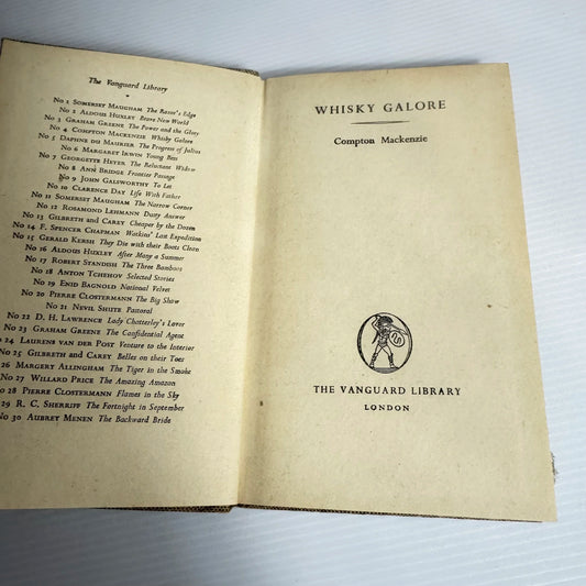 Whisky Galore (The Vanguard Library No. 4) - Compton Mackenzie (Vintage 1955)