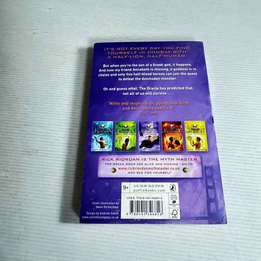 Percy Jackson And The Titan's Curse - Rick Riordan
