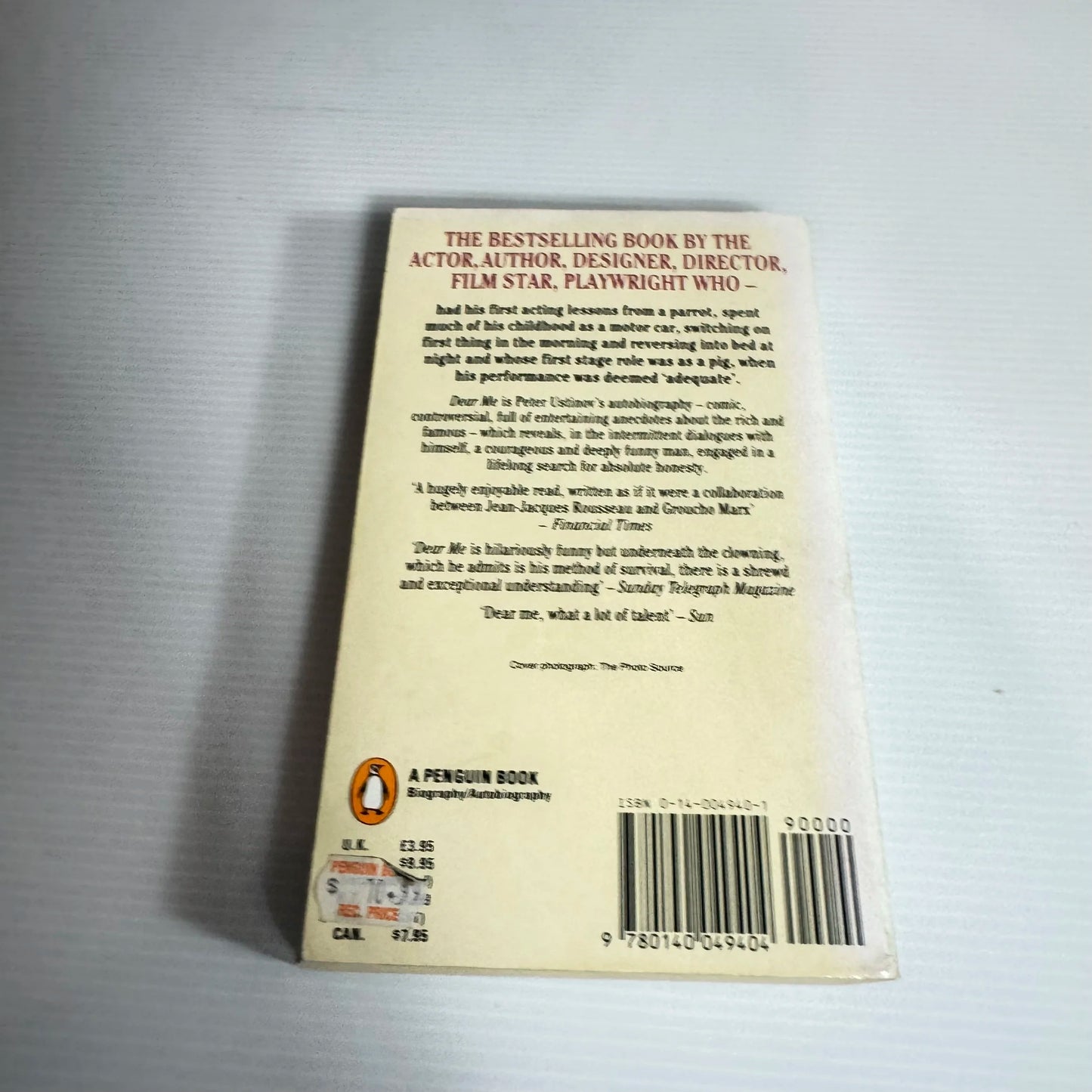 Dear Me - Peter Ustinov