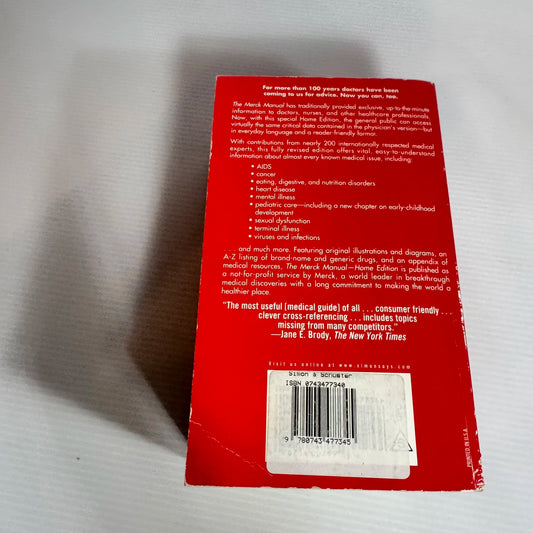 The Merck Manual Of Medical Information (Second Home Edition)