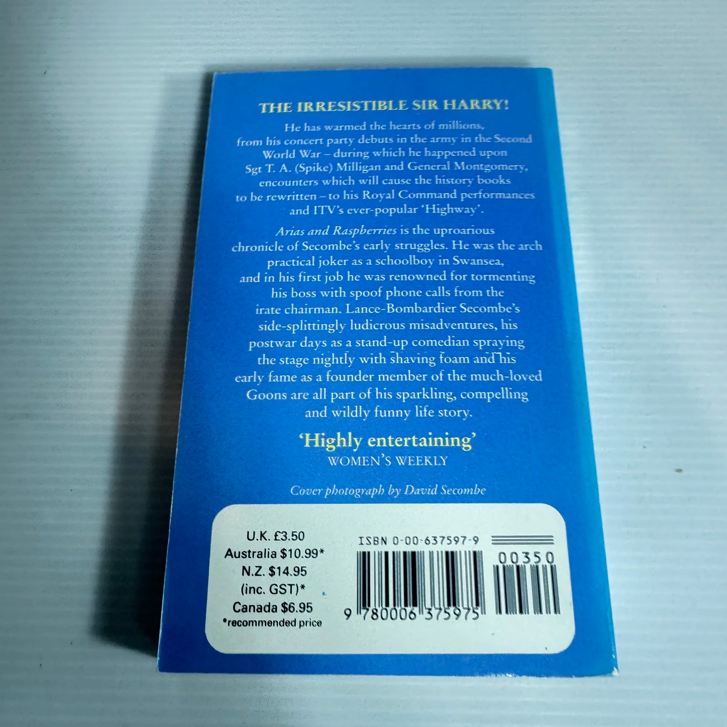 Arias And Raspberries - Harry Secombe