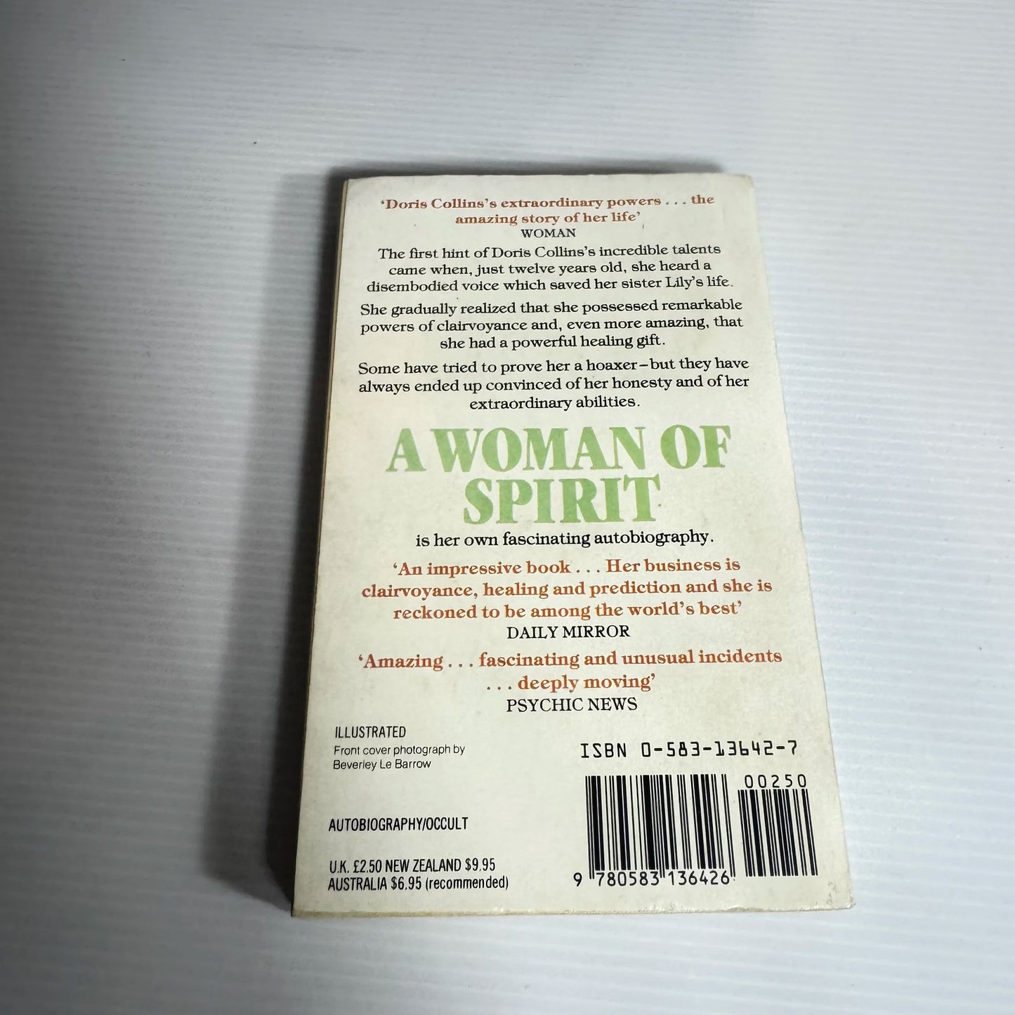 A Woman Of Spirit - Doris Collins (Vintage 1983)