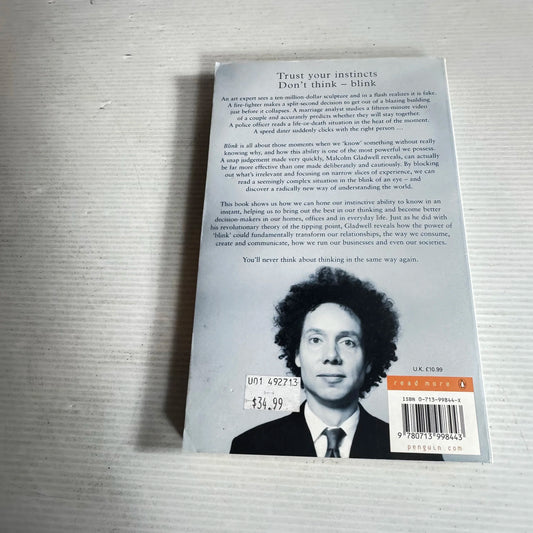 Blink - The Power of Thinking without Thinking - Malcolm Gladwell