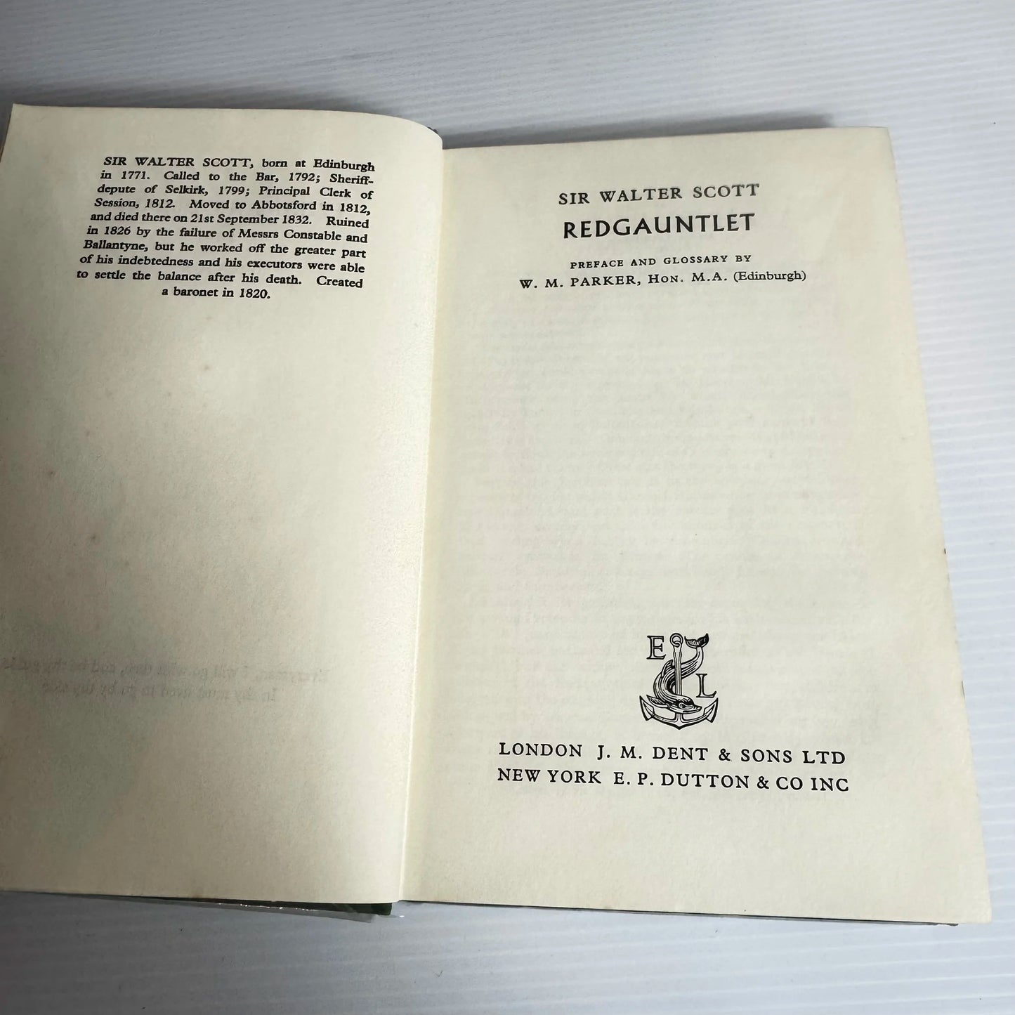 Redgauntlet - Sir Walter Scott (Vintage 1959)