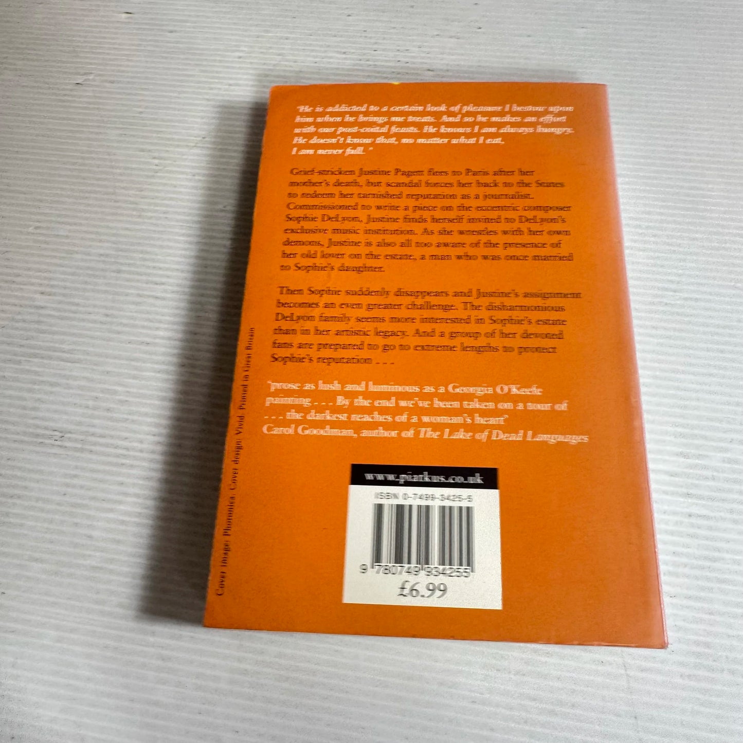 Sheet Music - M. J. Rose