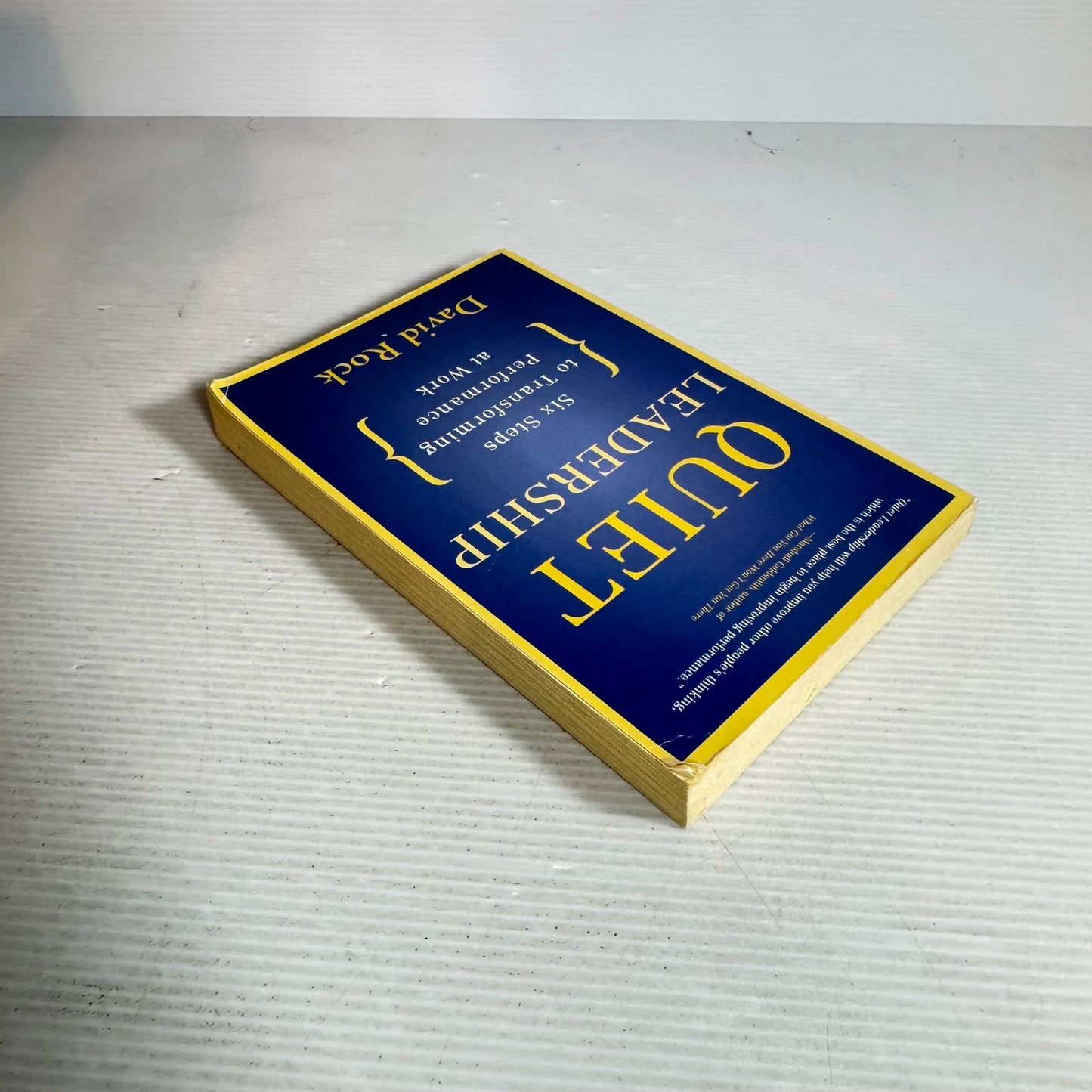 Quiet Leadership : Six Steps to Transforming Performance at Work - David Rock