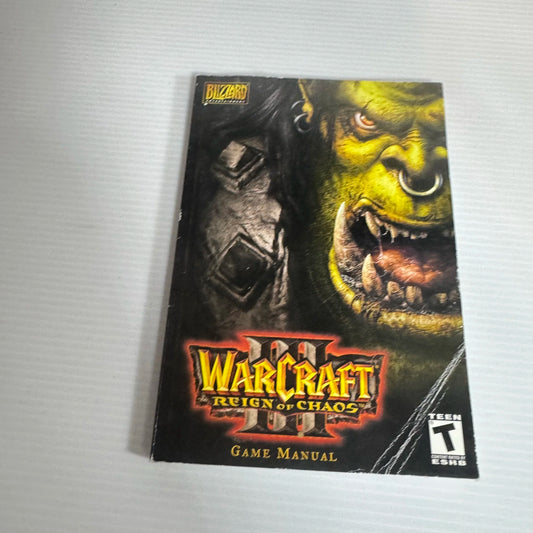 Warcraft III : Reign Of Chaos - Game Manual