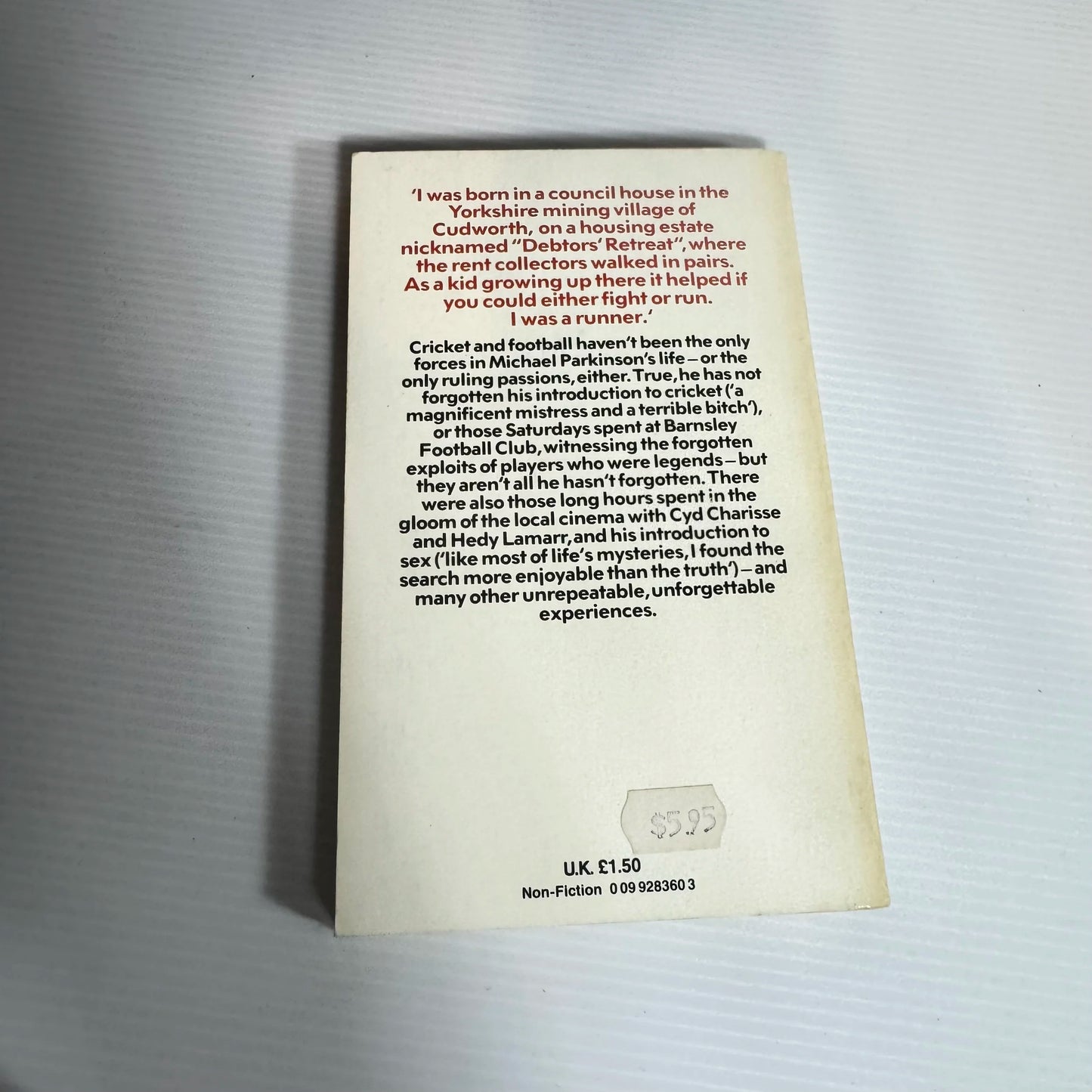 Parkinson's Lore - Michael Parkinson (Vintage 1981)