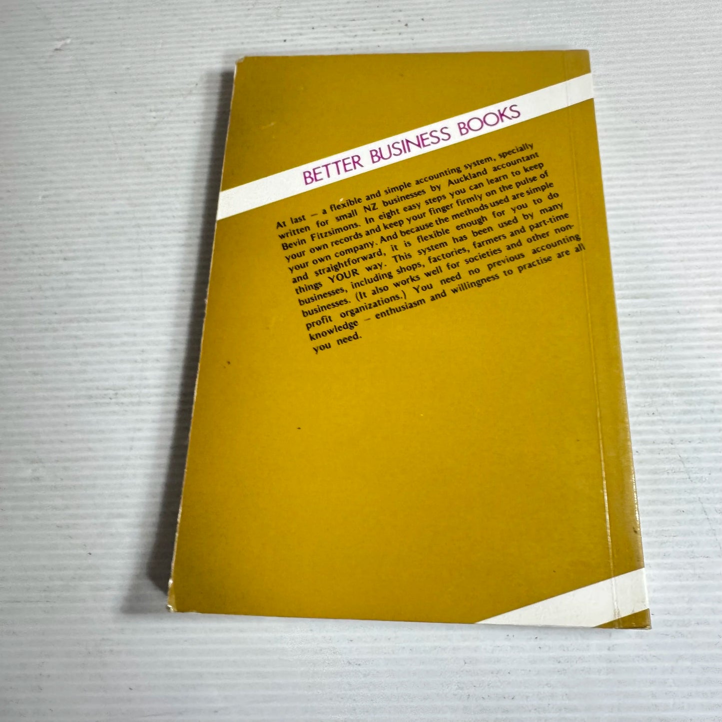 Better Business Books: easy Accounting (2nd Edition) - Bevin Fitsimons (1989)