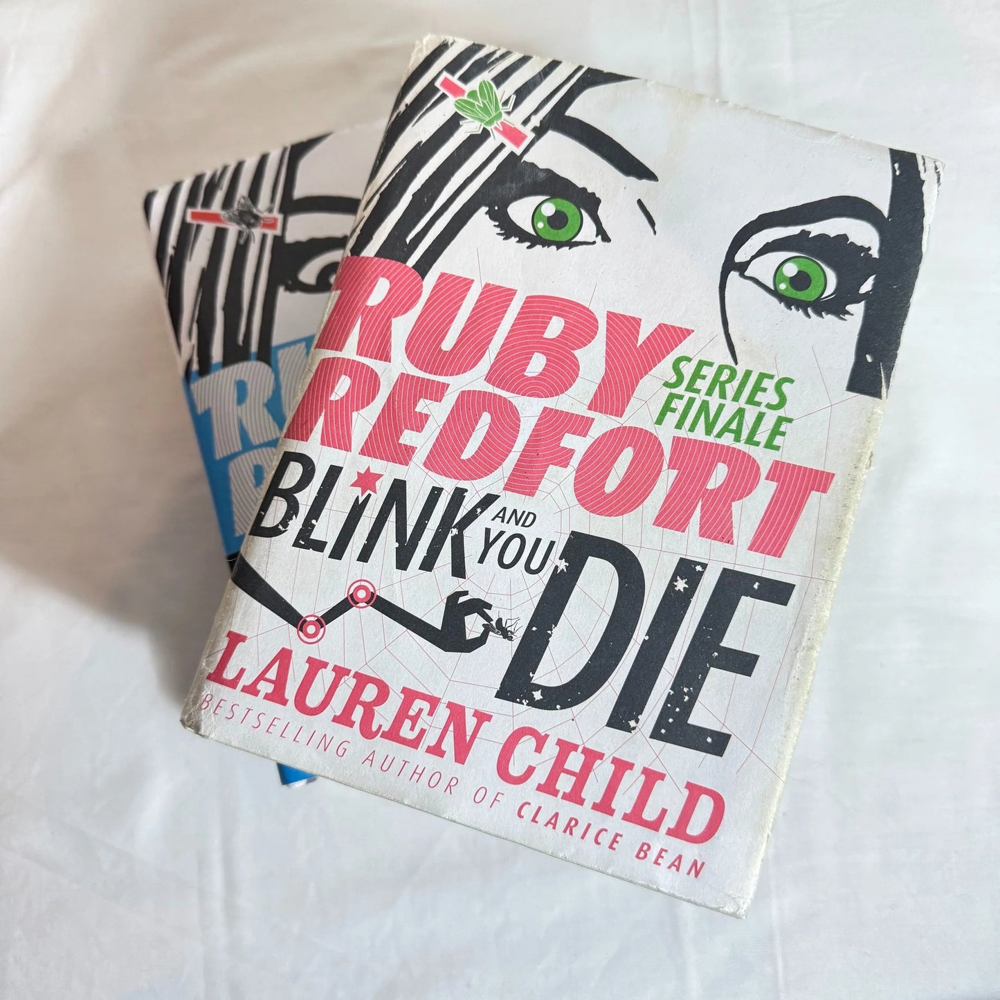 Lauren Child Book Bundle x 2 - Catch Your Death and Blink & You Die - Part of the Ruby Redfort Series