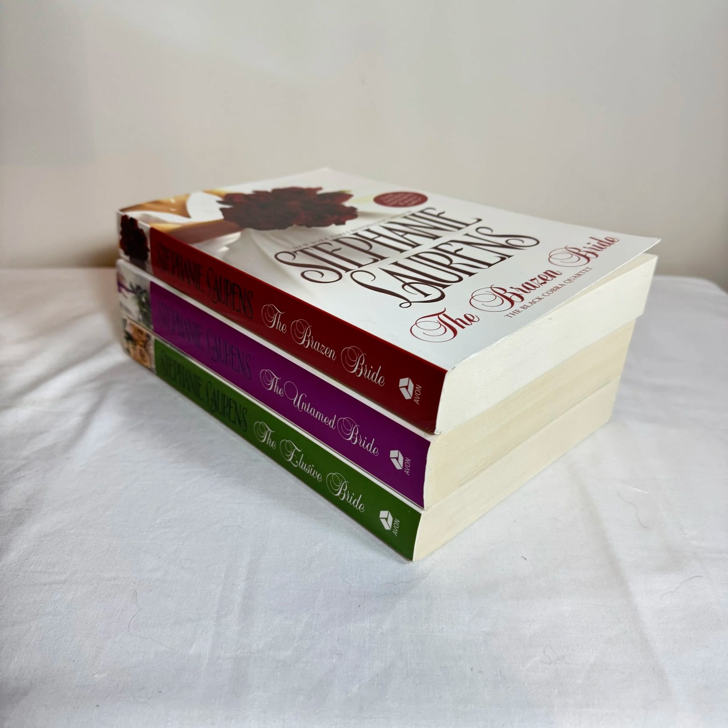 Stephanie Laurens Book Bundle x 3 - From The Black Cobra Quartet Series