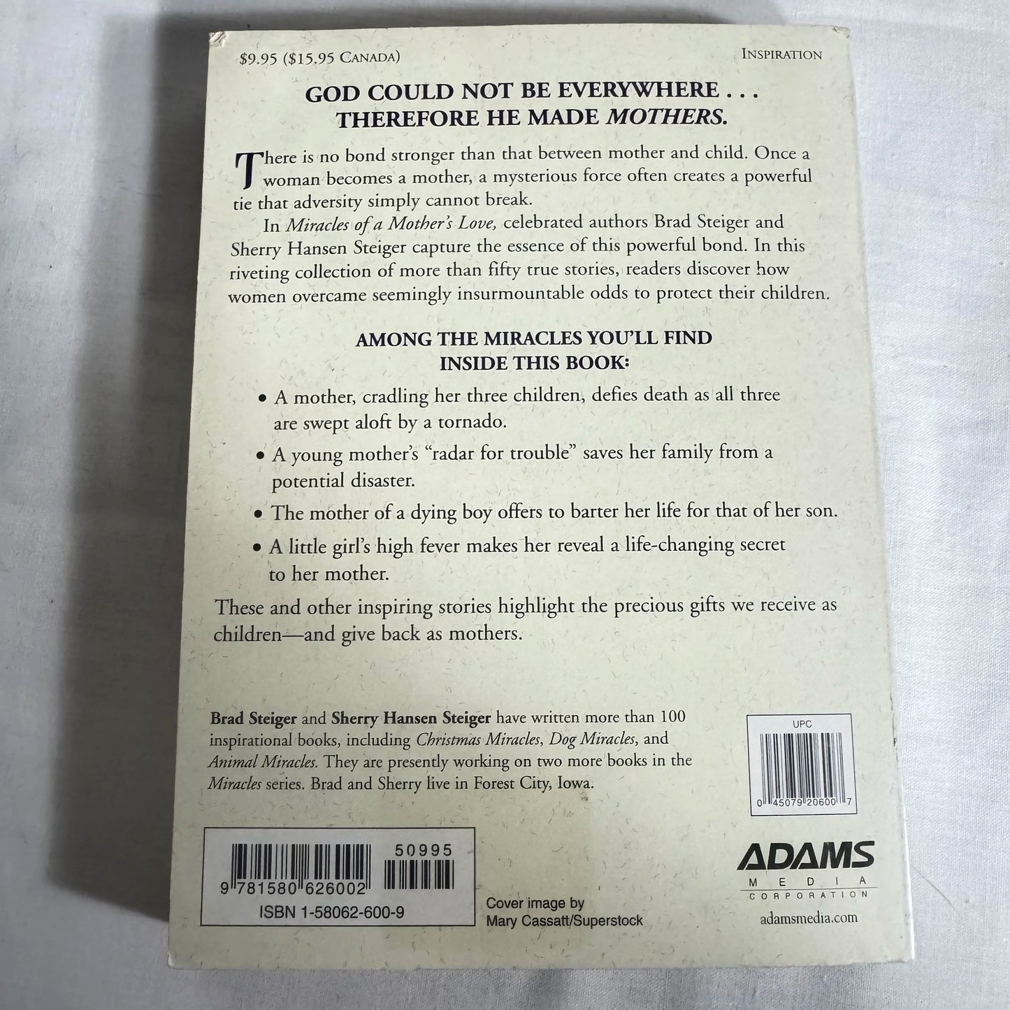 Miracles of a Mother's Love - Brad Steiger & Sherry Hansen Steiger