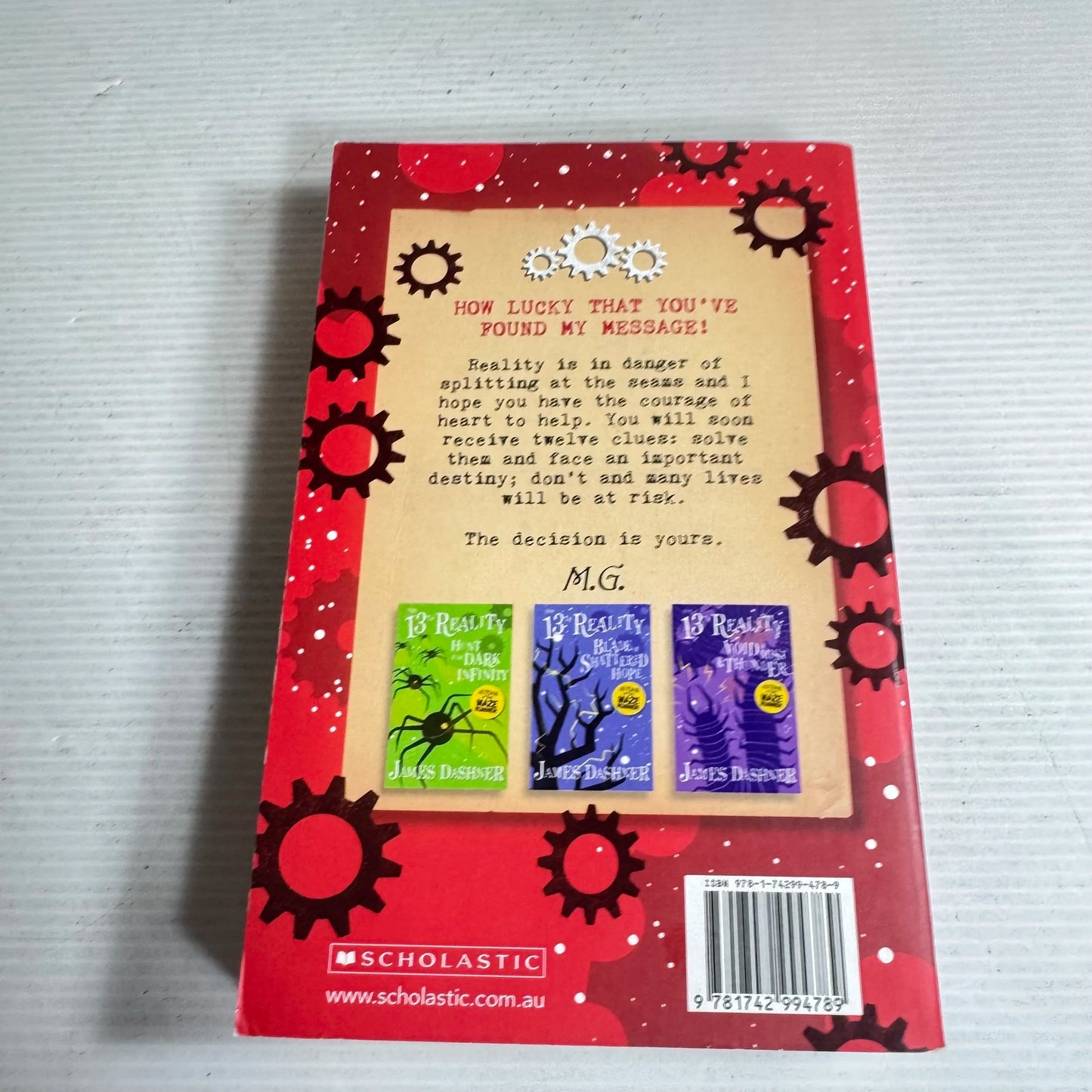 The 13th Reality Journal Of Curious Letters - James Dashner