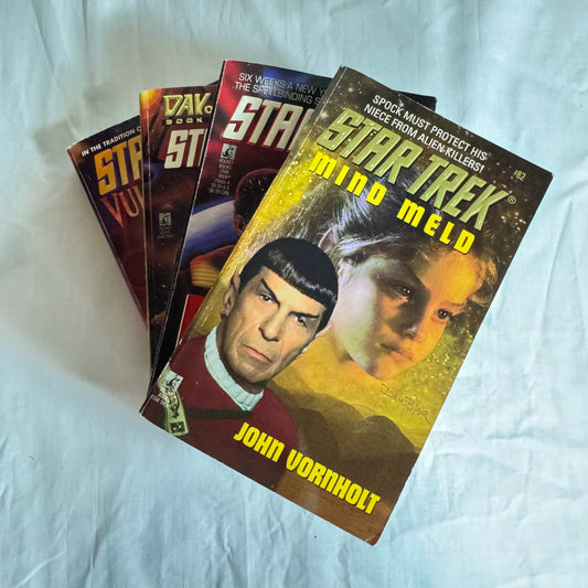 Star Trek Book Bundle x 4 Vintage 1990's