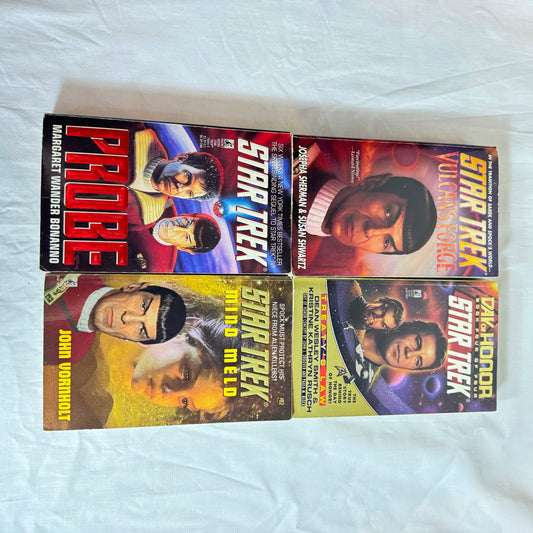 Star Trek Book Bundle x 4 Vintage 1990's