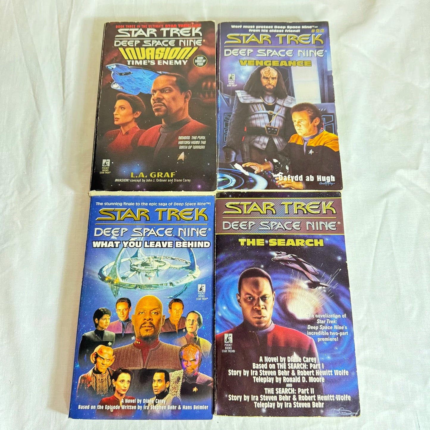 Star Trek : Deep Space Nine Book Bundle x 4 - Vintage 1990's