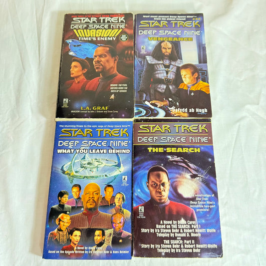 Star Trek : Deep Space Nine Book Bundle x 4 - Vintage 1990's