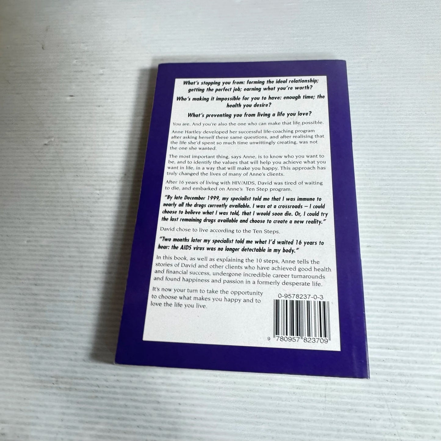 Love The Life You Live : A Ten Step Life Coaching Process - Anne Harley