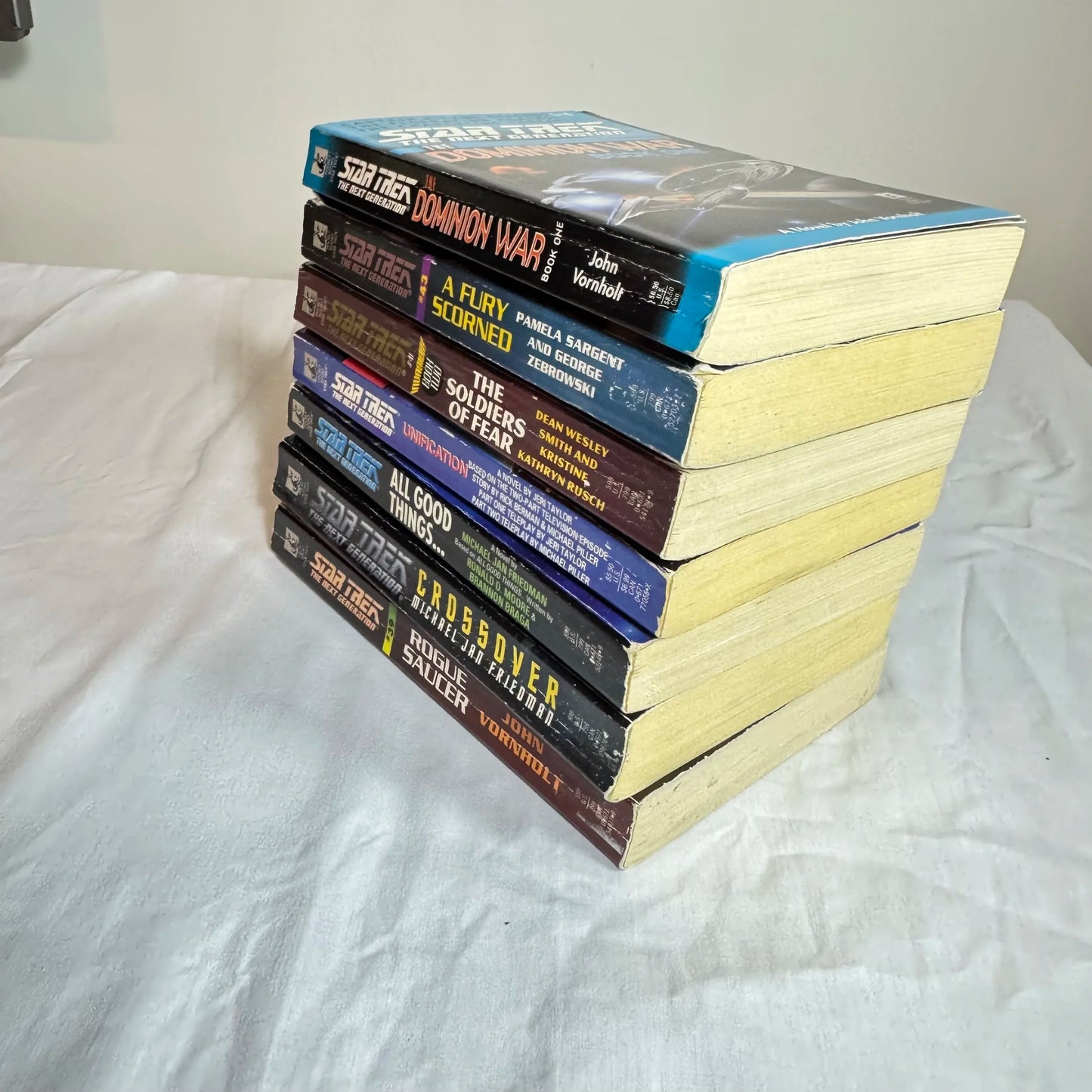 Star Trek : The Next Generation Book Bundle x 7 Vintage 1991-1998