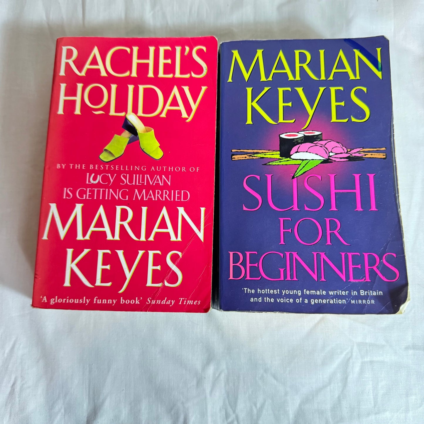 Marian Keyes Book Bundle x 2 Rachel's Holiday & Sushi For Beginners