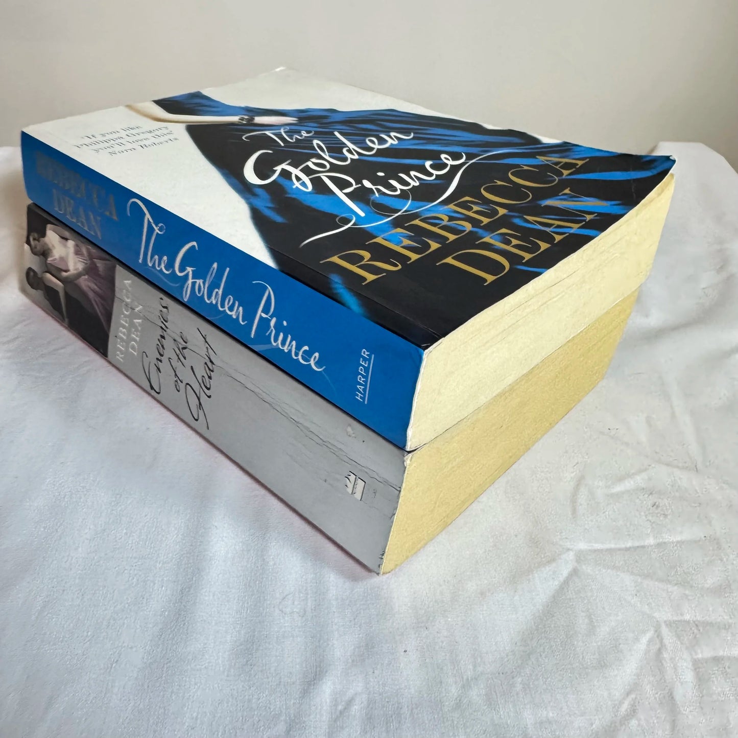 Rebecca Dean Book Bundle x 2 The Golden Prince & Enemies of the Heart
