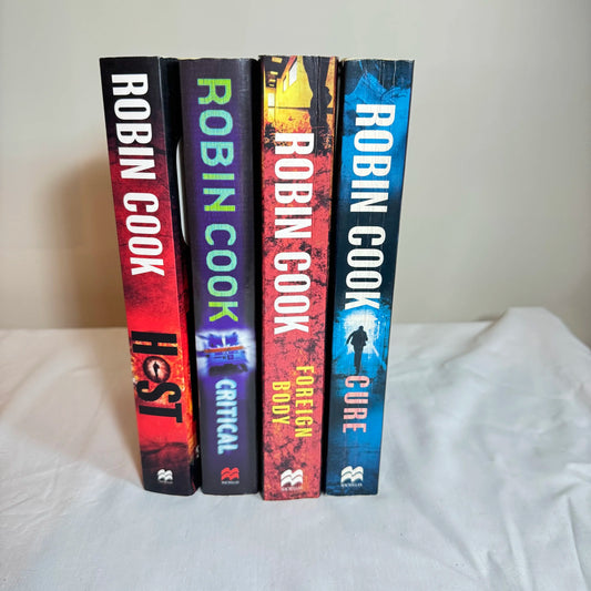 Robin Cook Book Bundle x 4 Host, Cure, Critical & Foreign Body