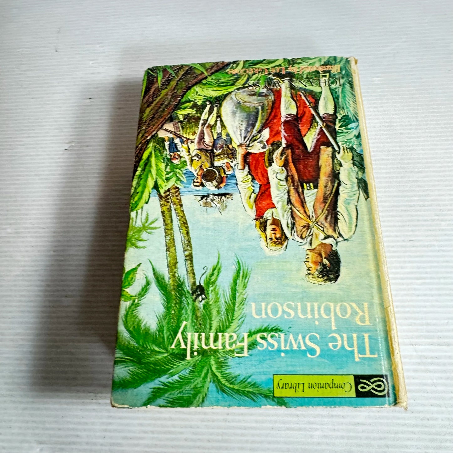 The Swiss Family Robinson & Robinson Crusoe (Double Book) - Daniel Defoe (Vintage 1963)