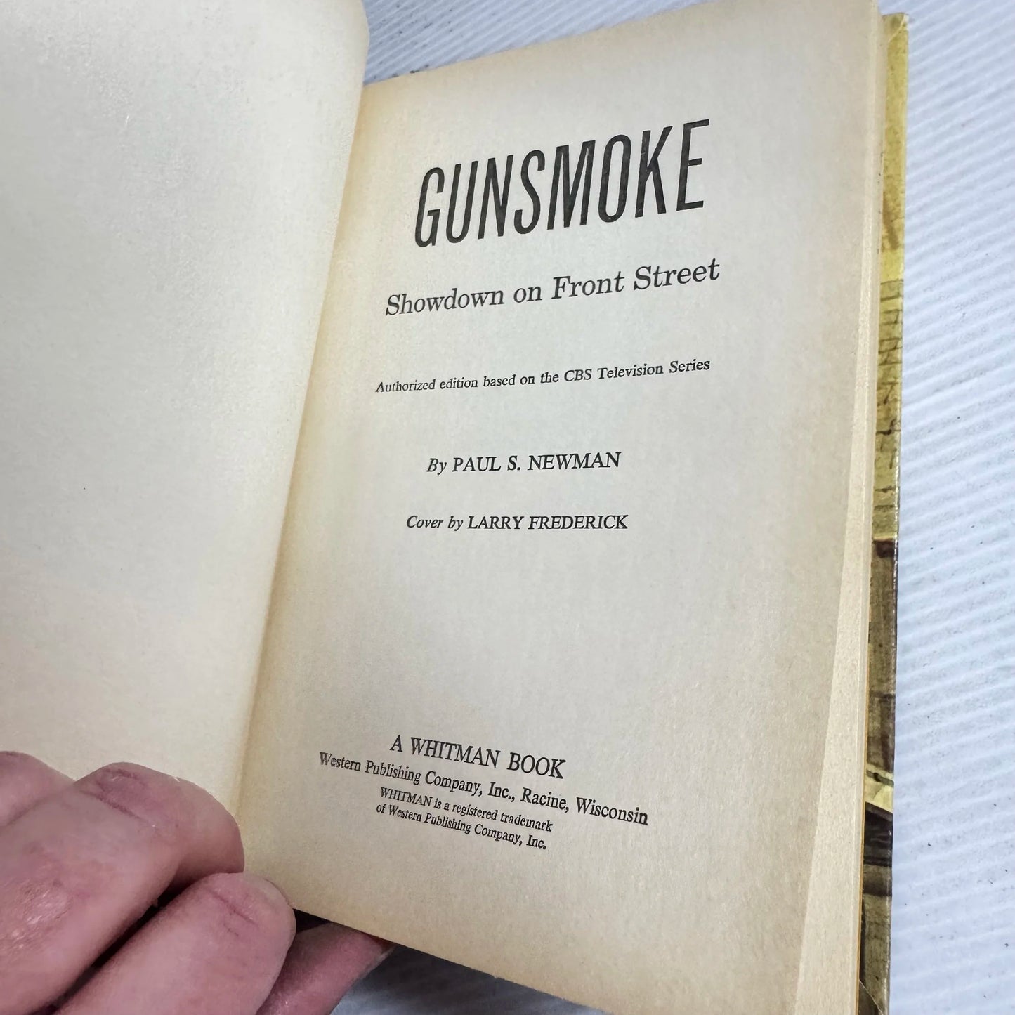 Gunsmoke : Showdown on Front Street - Paul S Newman (Vintage 1969)